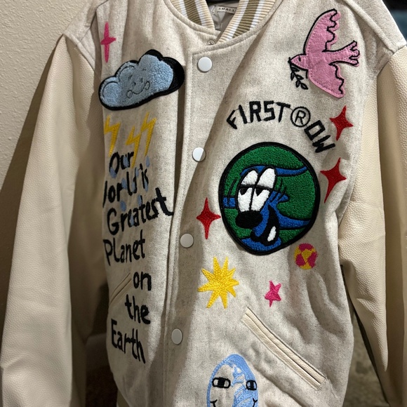 Fashion First Row Varsity Jacket - Picture 1 of 5